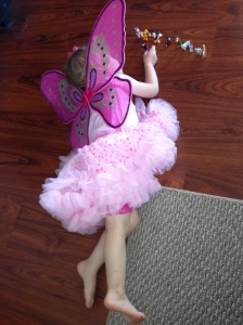Ella dressed up for her third birthday!